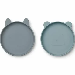 Siliconen Borden Olivia Blue Mix (2St) Liewood