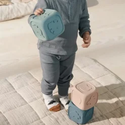 Siliconen Dobbelsteen Andrew Stormy Blue Liewood