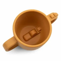 Siliconen Drinkbeker Peekaboo Croco Mustard Done By Deer