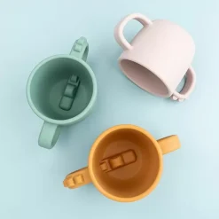 Siliconen Drinkbeker Peekaboo Croco Mustard Done By Deer