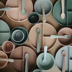 Siliconen Kom Dried Thyme Mushie & Co