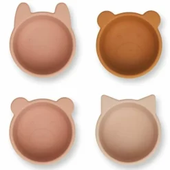 Siliconen Kommen Malene Rose Multi Mix (4St) Liewood