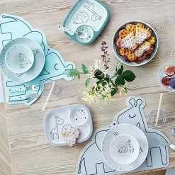 Siliconen Placemat Dreamy Dots Grijs Done By Deer