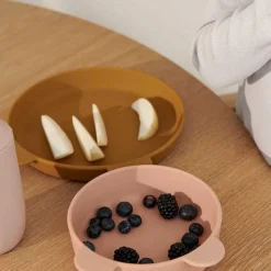 Siliconen Serviesset Nathan Mr Bear Rose Multi Mix Liewood