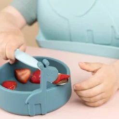 Siliconen Serviesset Peekaboo First Meal Blue Done By Deer