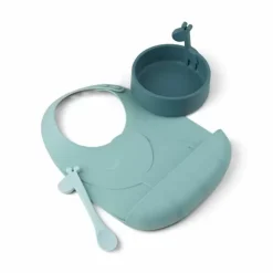 Siliconen Serviesset Peekaboo First Meal Blue Done By Deer