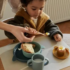 Siliconen Serviesset Vivi Rabbit Blue Multi Mix Liewood