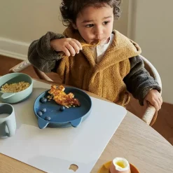 Siliconen Serviesset Vivi Rabbit Blue Multi Mix Liewood