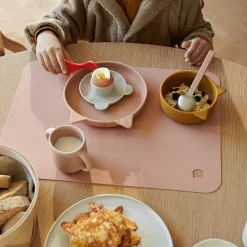 Siliconen Serviesset Vivi Cat Rose Multi Mix Liewood