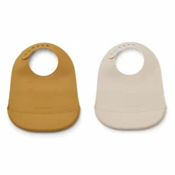 Siliconen Slabben Tilda Mr Bear Golden Caramel (2St) Liewood