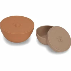 Siliconen Snackboxen Blush/Terracotta Konges Slojd