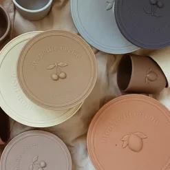 Siliconen Snackboxen Blush/Terracotta Konges Slojd