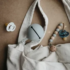 Siliconen Speenhouder Stone Mushie & Co