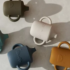 Siliconen Tuitbeker Neil Mr Bear Golden Caramel Liewood