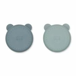 Siliconen Vakkenborden Connie Whale Blue Mix Liewood