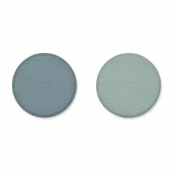 Siliconen Vakkenborden Harvey Whale Blue Mix Liewood