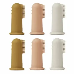 Siliconen Vingertandenborstels Simon Sandy (6St) Liewood