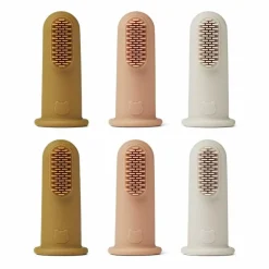 Siliconen Vingertandenborstels Simon Sandy (6St) Liewood