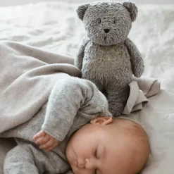 Slaapknuffel Humming Bear Mineral Grey Moonie