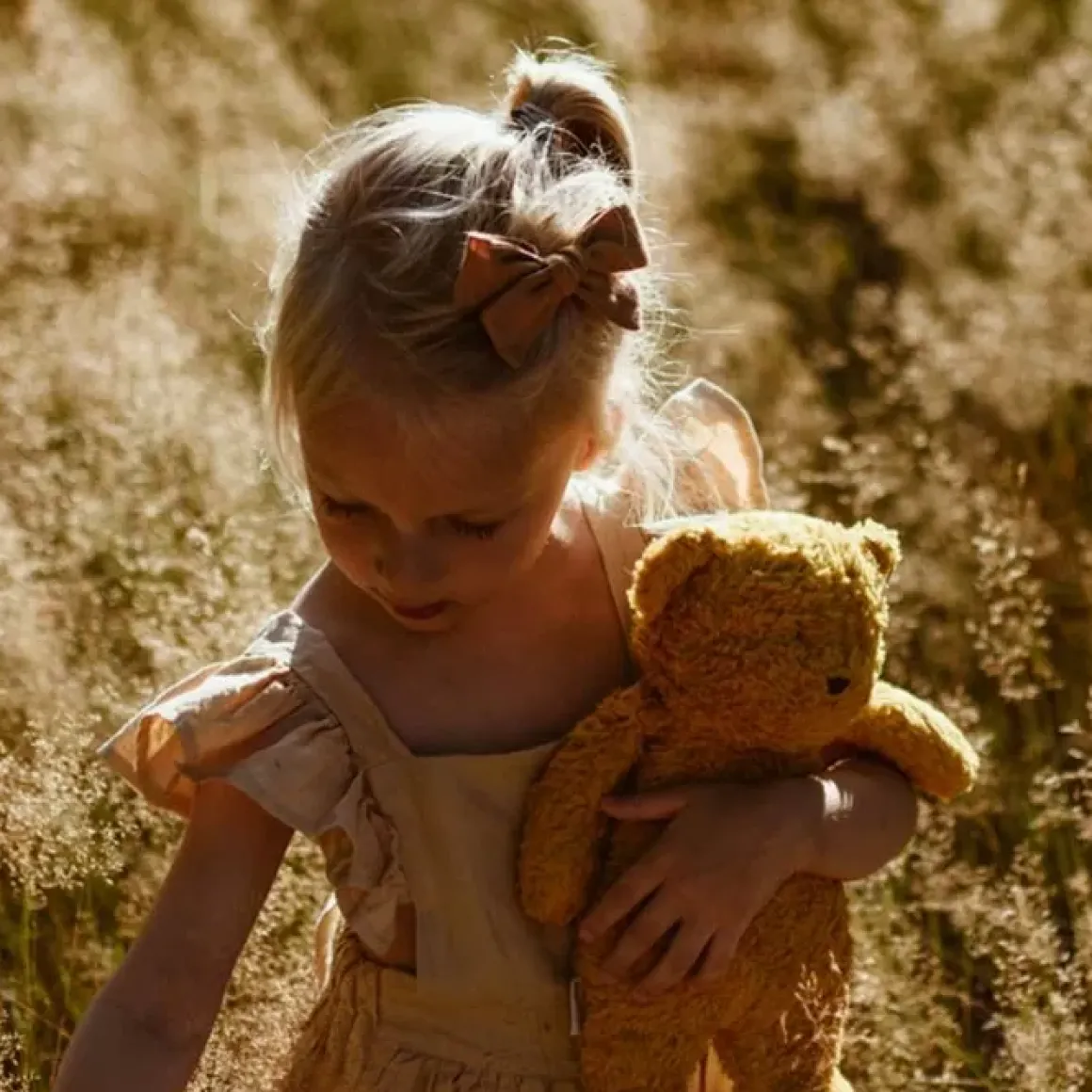 Slaapknuffel Humming Bear Mustard Moonie