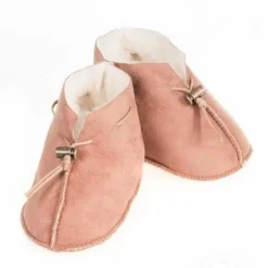 Slofjes Baby Emo Velours Lichtbruin Alwero