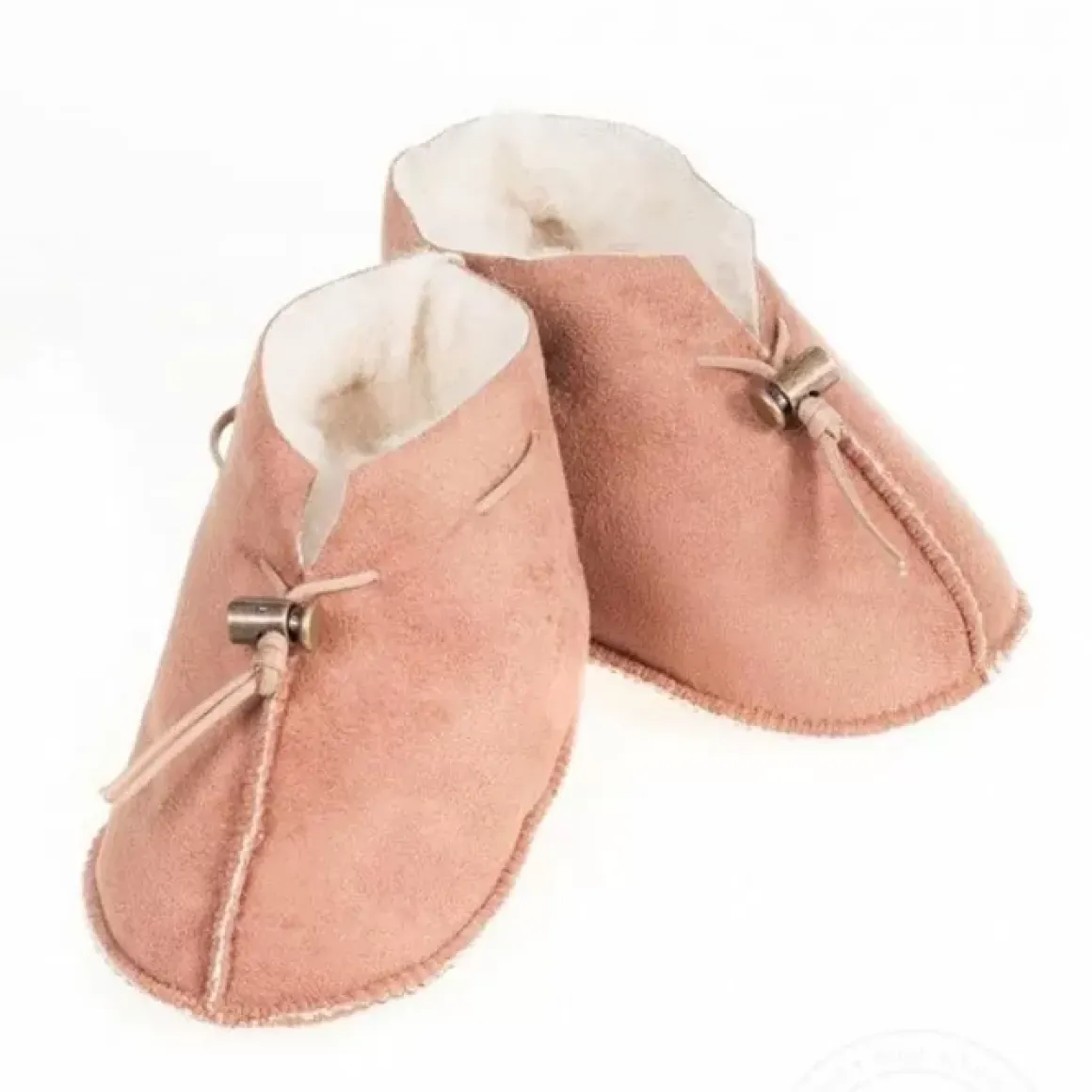 Slofjes Baby Emo Velours Lichtbruin Alwero