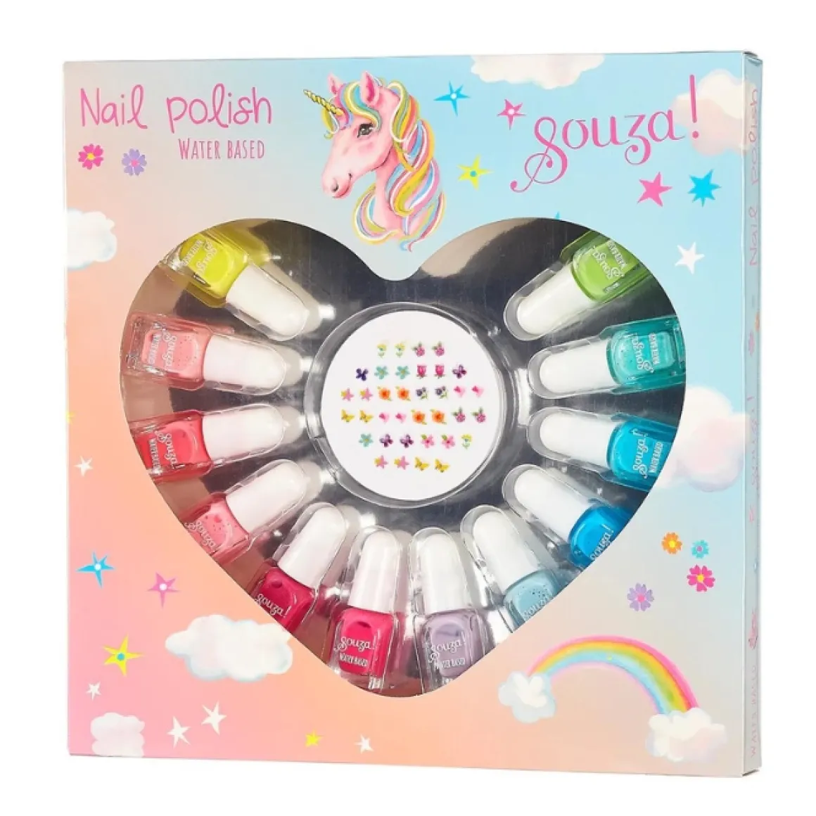 Souza Cadeauset Kindernagellak Met Nagelstickers