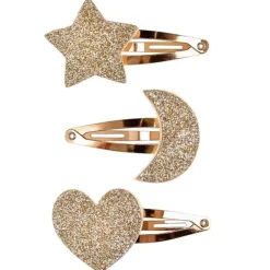 Souza Haarclipjes Penelope Ster-Maan-Hart Goud (3St)