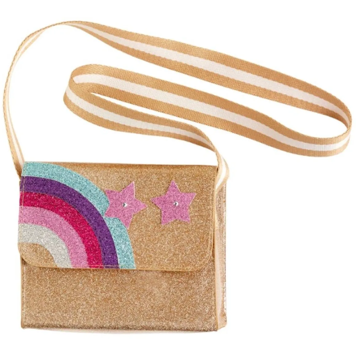 Souza Kindertasje Glorya Regenboog Goud