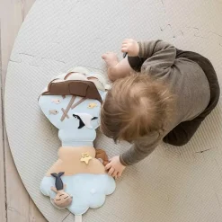 Speelmat Foam Rond Light Grey That'S Mine