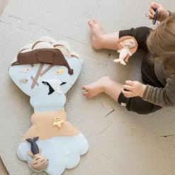 Speelmat Foam Rond Light Grey That'S Mine