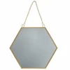 Spiegel Hexagon Goud (27Cm) Sass & Belle