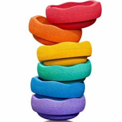 Stapelstein Balance Set Rainbow Basic (6St)