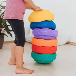 Stapelstein Balance Set Rainbow Basic (6St)