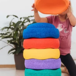 Stapelstein Balance Set Rainbow Basic (6St)