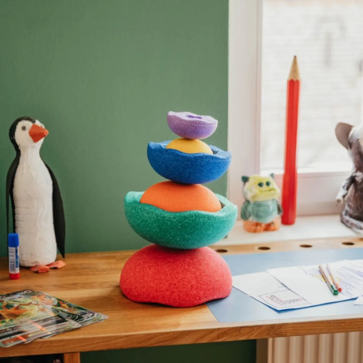 Stapelstein Stapelstenen Inside Rainbow Classic (6St)