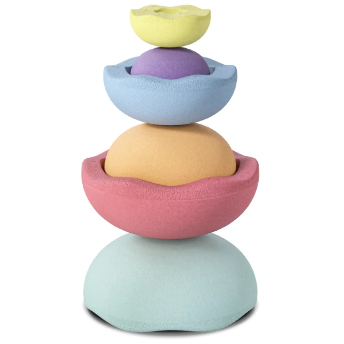 Stapelstein Stapelstenen Inside Rainbow Pastel (6St)