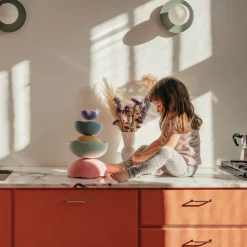 Stapelstein Stapelstenen Inside Rainbow Pastel (6St)