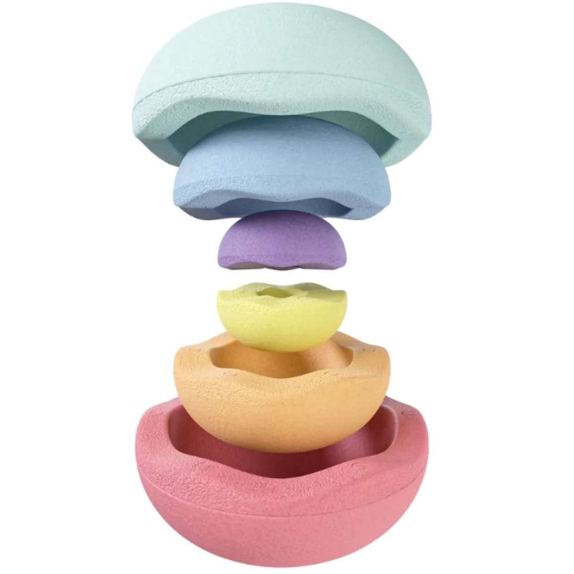 Stapelstein Stapelstenen Inside Rainbow Pastel (6St)