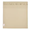 Stijlvol Meyco Wieglaken Met Ruche Rand In Zandkleur 75X100Cm
