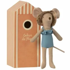 Strandmuis In Strandhuisje (Moeder Muis) Maileg