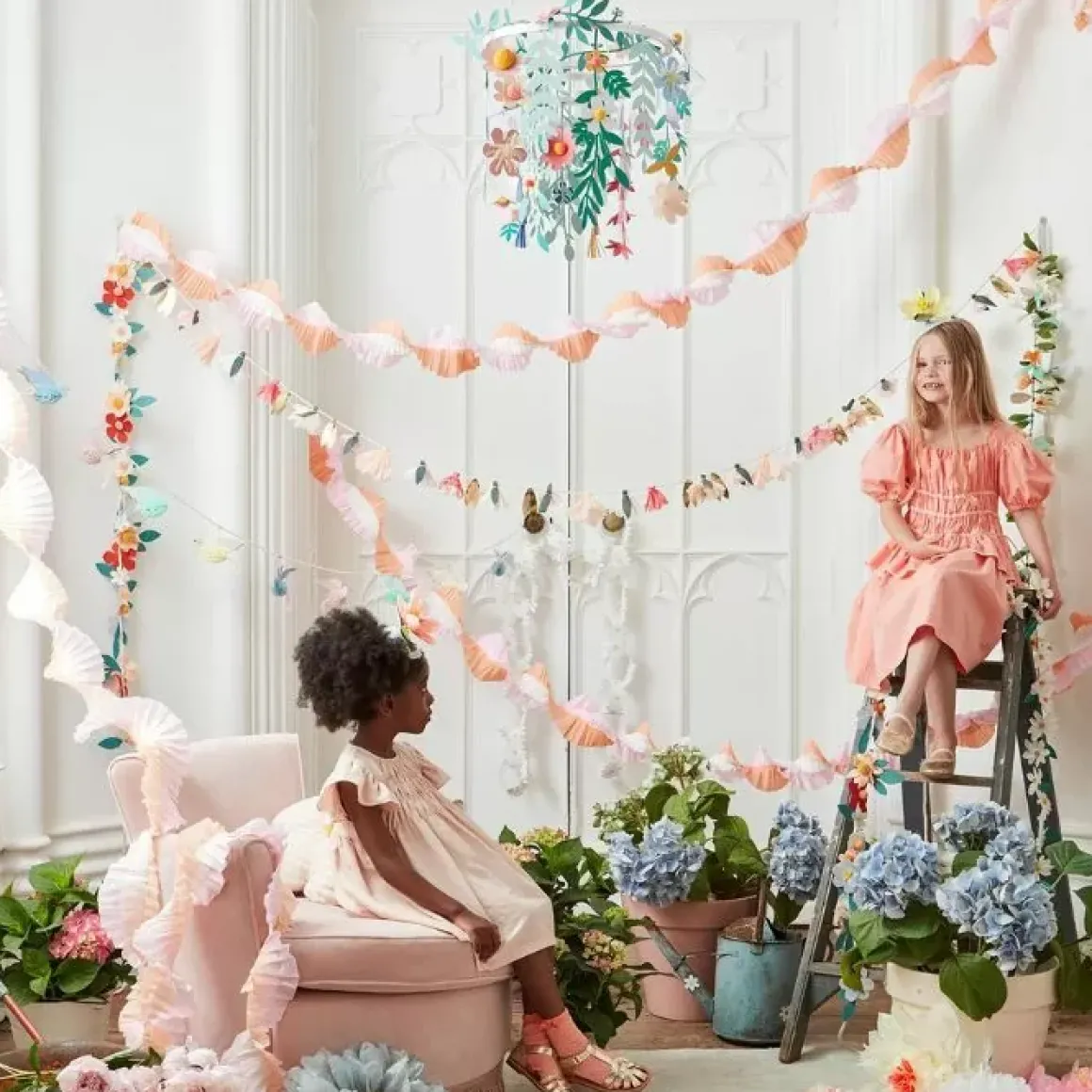 Streamer Peach & Pink Meri Meri