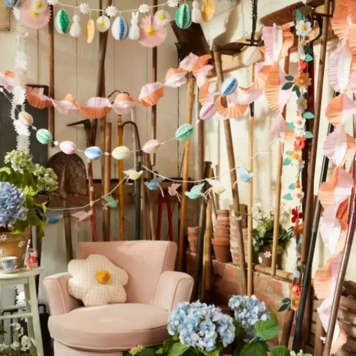 Streamer Peach & Pink Meri Meri