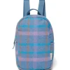 Studio Noos Mini Rugzak Sky Blue Wool Checked