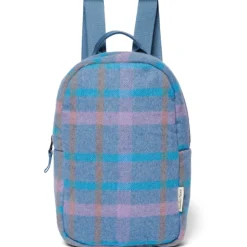 Studio Noos Mini Rugzak Sky Blue Wool Checked