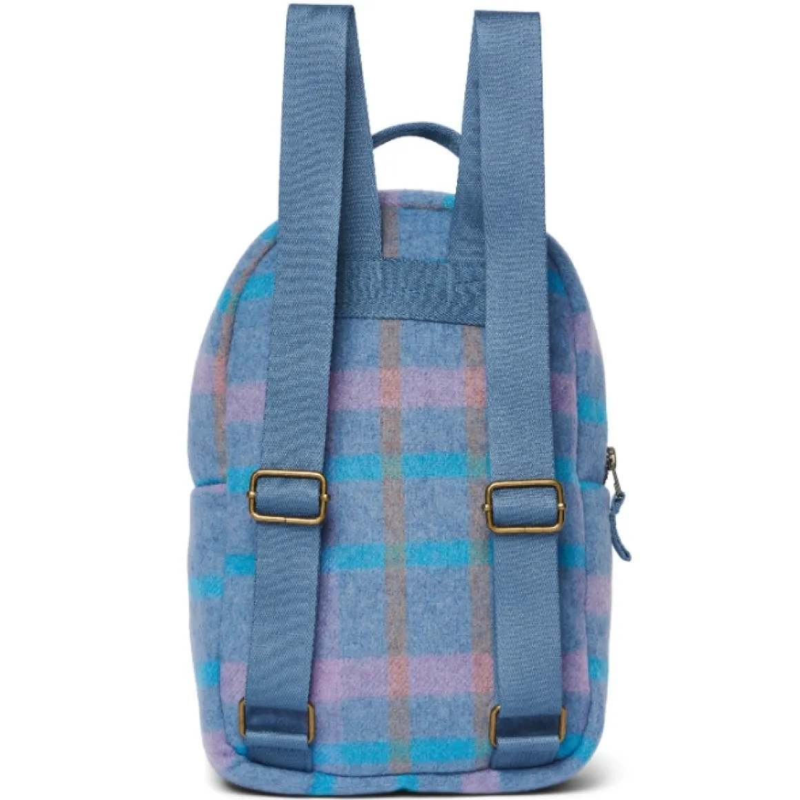 Studio Noos Mini Rugzak Sky Blue Wool Checked
