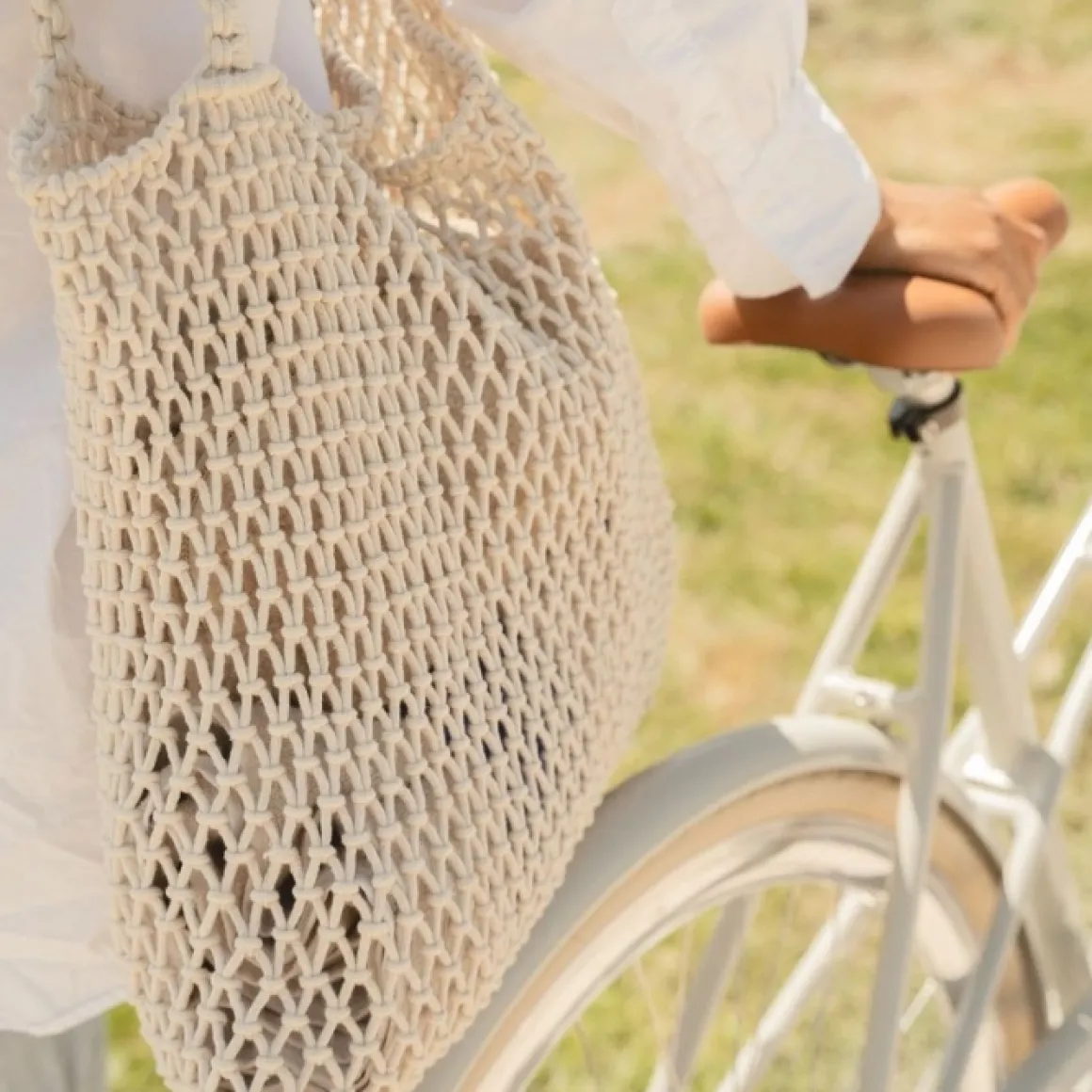 Studio Noos Mom Bag Macrame Neutral