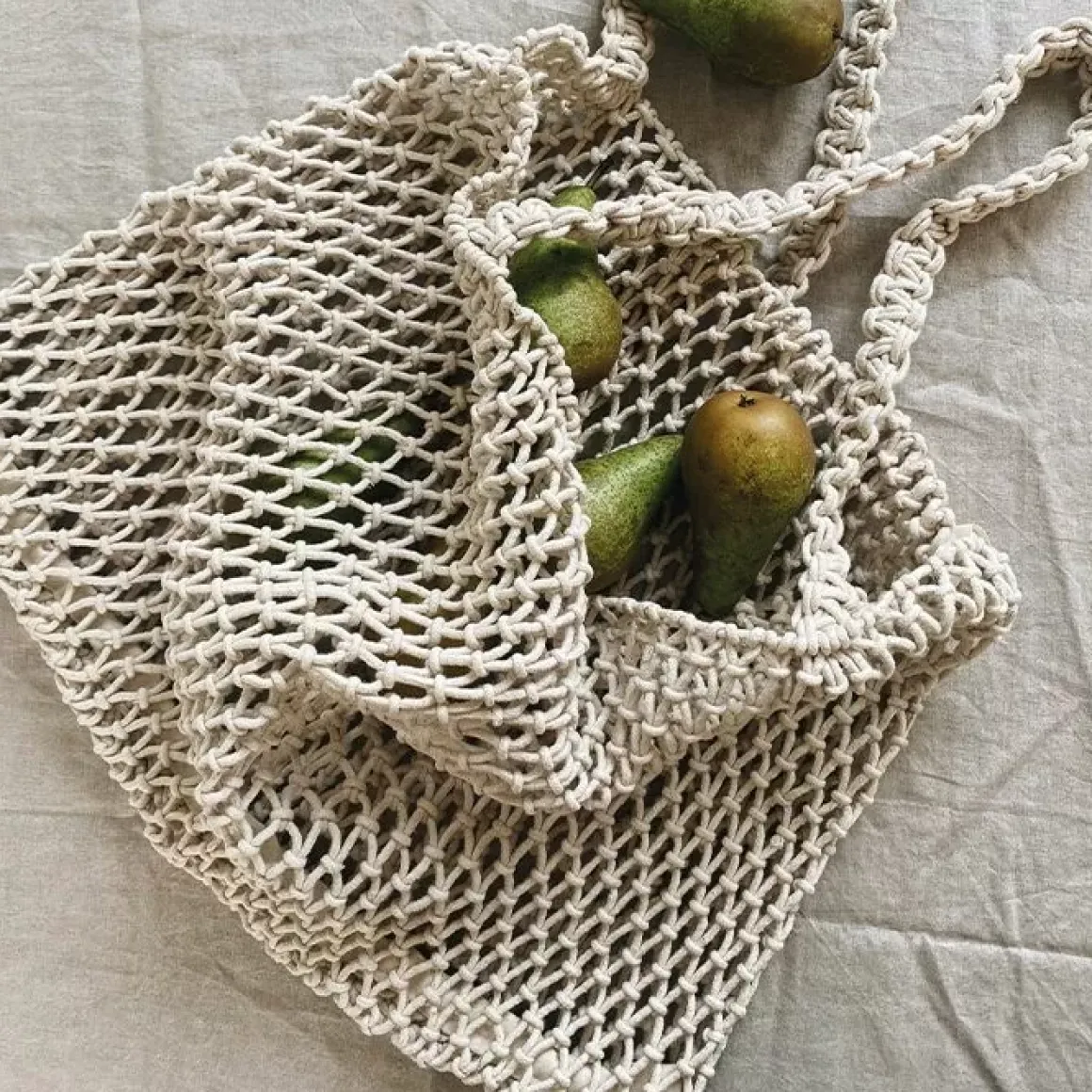 Studio Noos Mom Bag Macrame Neutral