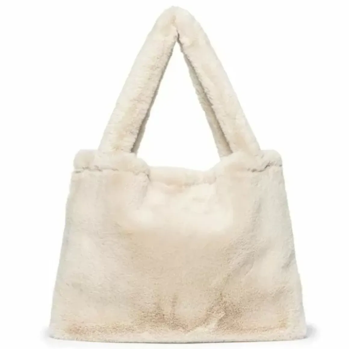 Studio Noos Mom Bag Neutral Faux Fur