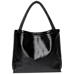 Studio Noos Mom Bag Reversible Teddy Lacquer Zwart